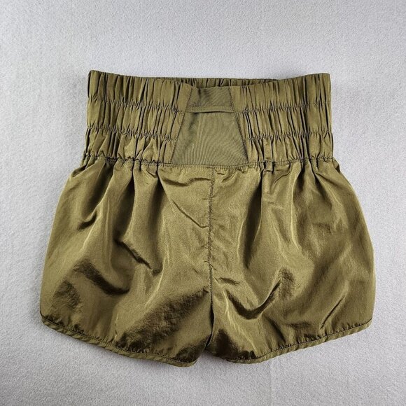 Free People FP Movement The Way Home Shorts Olive Green Workout Beach sz Small‎ - Picture 4 of 11